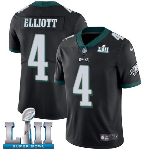Men Philadelphia Eagles #4 Elliott Black Limited 2018 Super Bowl NFL Jerseys->->NFL Jersey